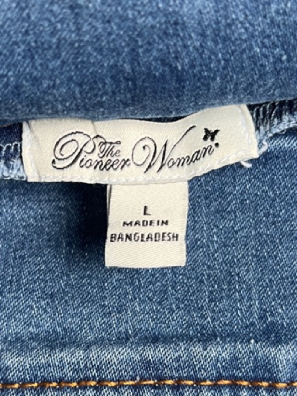 The Pioneer Woman Embroidered Pull-on Bootcut Jeans - Size L - Picture 7 of 8
